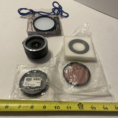 Camera Lense & Filter Lot Of 5 Tamron Expodisc Hoya Macro