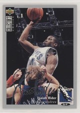 1994 Upper Deck Collector's Choice Silver Foil Signature Isaiah Rider #134 1m8
