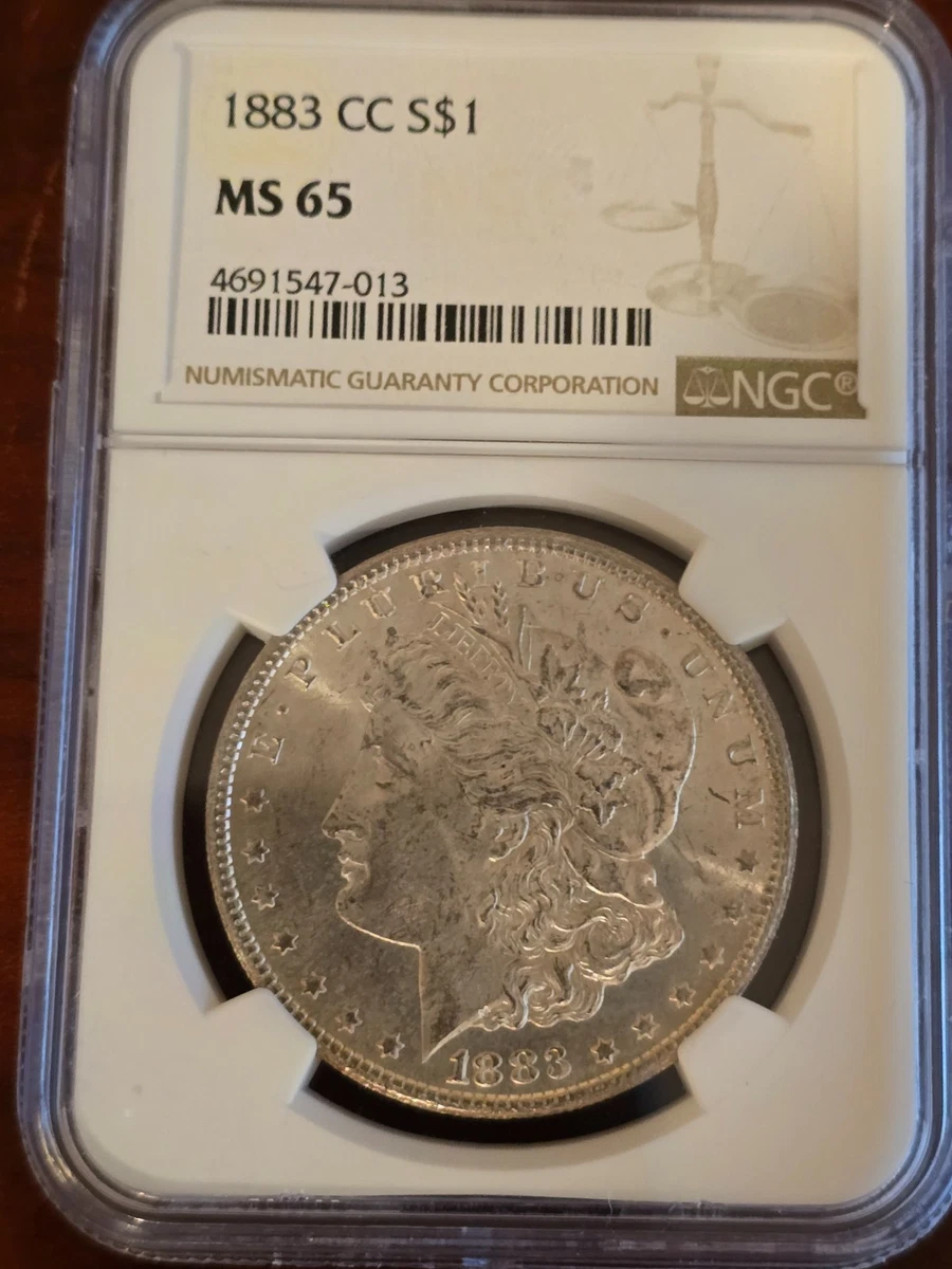 Carson City Grade MS 65 1883 Year Morgan US Dollars (1878-1921