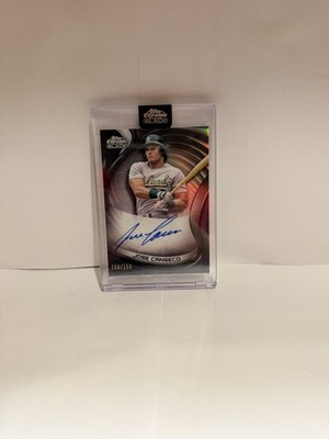 2022 Topps Chrome Black Jose Canseco On Card Auto. 150/150 LAST CARD PRINTED!!