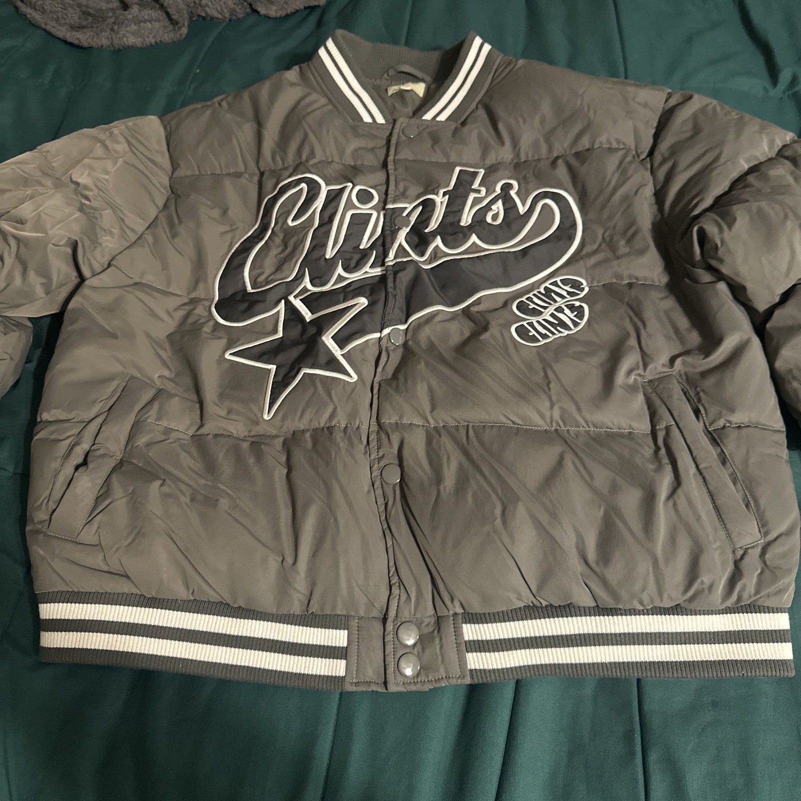 Clints Inc Puffer Jacket - Grey - image 1