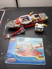 Lego Red BOAT HULL Fire Coast Guard boat 7207 16" Long Vintage Incomplete