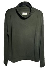 Offline by Aerie Oversized Cowl Neck Sweatshirt Olive Green Women s Size Medium