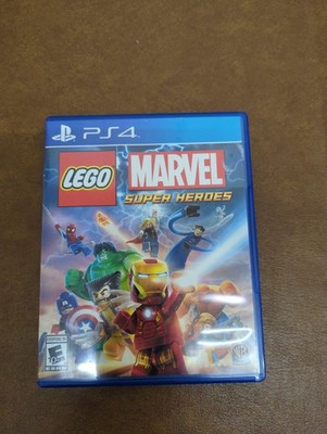 LEGO Marvel Super Heroes PS4 Game Preowned Action-Packed Adventure With 100+ Cha