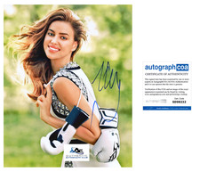 SUPERMODEL IRINA SHAYK AUTOGRAPH SIGNED 8x10 PHOTO ACOA