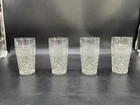 4 Vtg Anchor Hocking Wexford 5 1/2” Tumbler Glasses