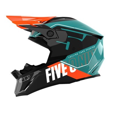 509 Altitude 2.0 Snowmobile Helmet Fidlock Strap Lightweight Open Face Emerald