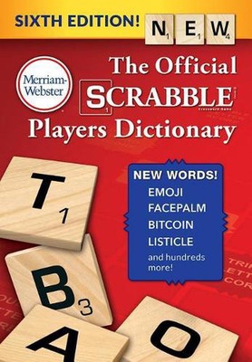The Official Scrabble Players Dictionary by Merriam-Webster (English) Hardcover 