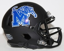 2023 Memphis Tigers Custom Riddell Mini Helmet vs Southern Methodist University