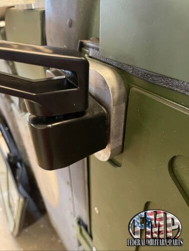 Humvee Mirrors + Adapter Plate - Set Of 2 Military M998 H1 X-doors Hummer - Picture 1 of 11