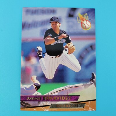 1993 Fleer Ultra Baseball Card #340 Freddie Benavides Colorado Rockies