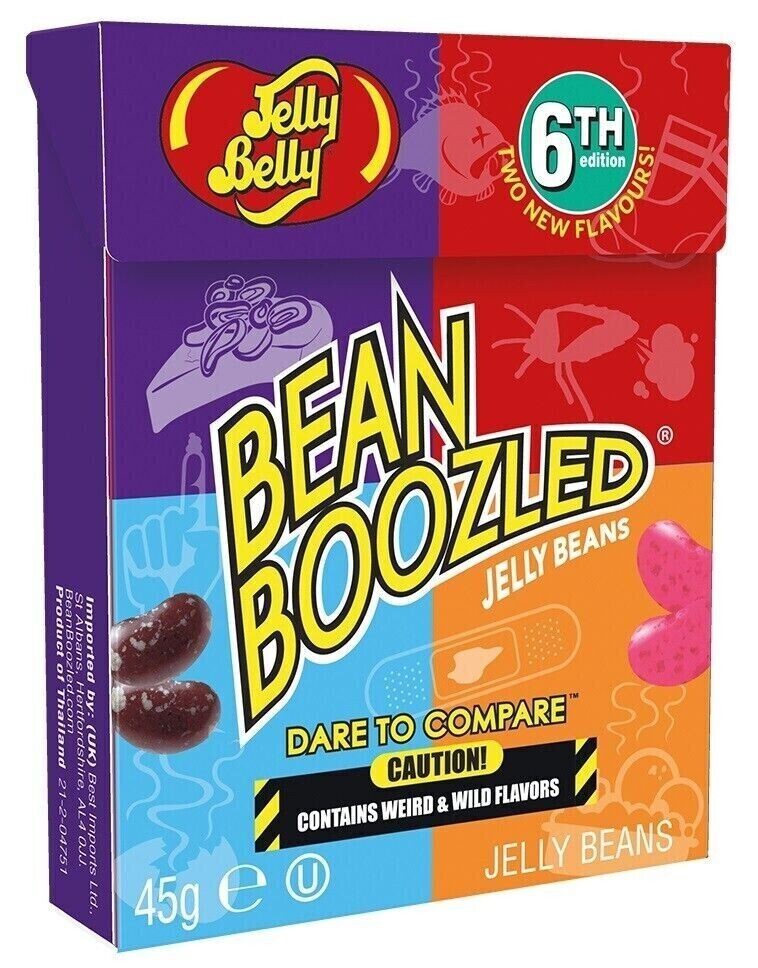 ☆jelly belly☆ 24x Jelly Belly Bean Boozled 6th Edition 45g Refill Jelly