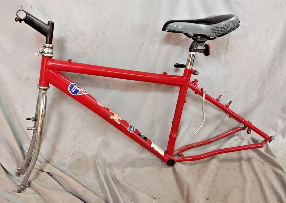 1980s Gary Fisher MTB Bike Frame 15.5" Small Hardtail Rigid Cantilever Steel - Image 2 of 4