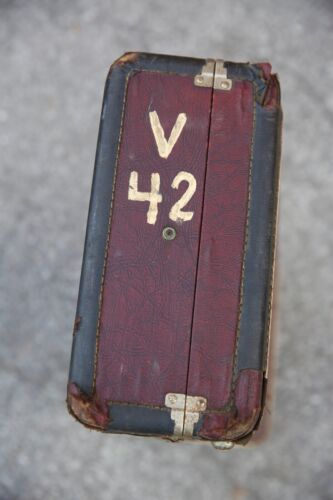 Vintage Getzen Elkhorn trumpet Horn Bugle Trombone Antique Instrument Case ONLY - Picture 12 of 14