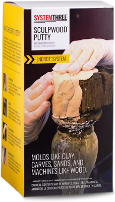 System Three Sculpwood Epoxy Putty Filler Kit - 1 Quart for Repairs
