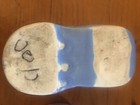 Vintage Lot 2 Pottery Ceramic Baby Shoe Planters Blue,Pink 1 Haeger 1 No marking — photo 7