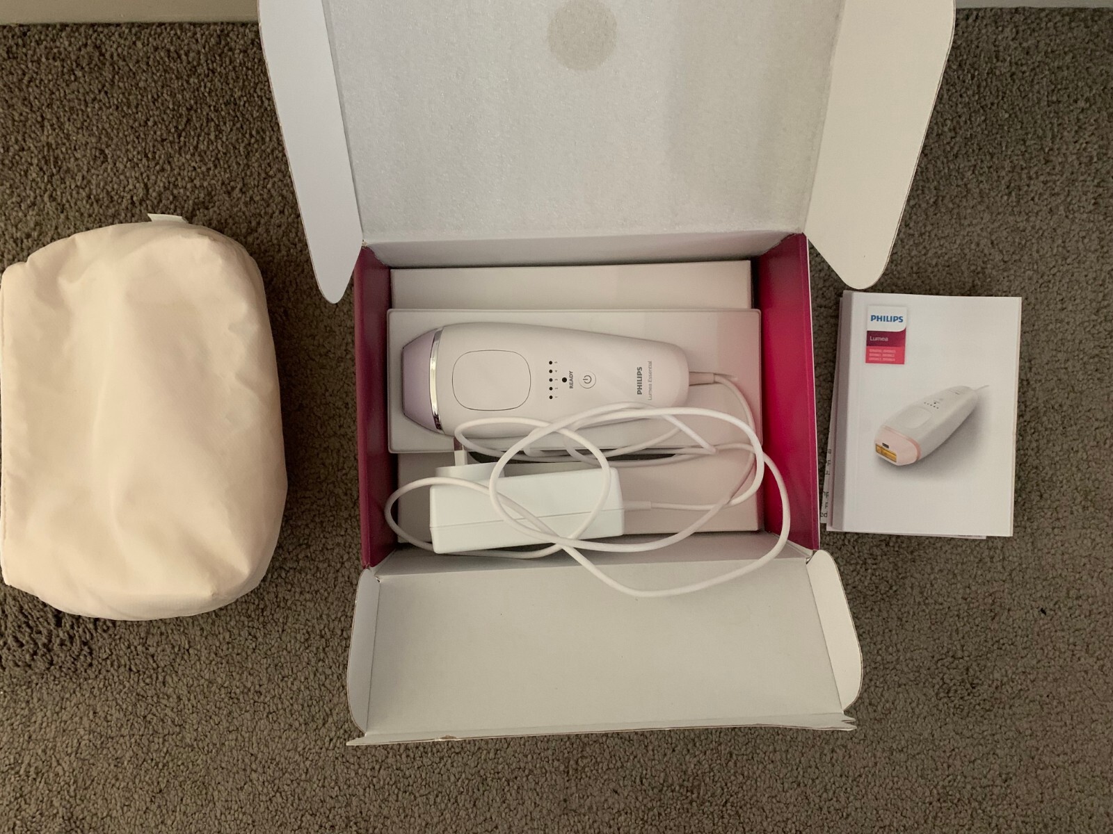 Philips Lumea Essential IPL Hair Removal Device BRI863 White eBay