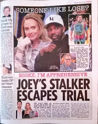 Adele Jack Black Article Monday April 21 2025 The Scottish Sun
