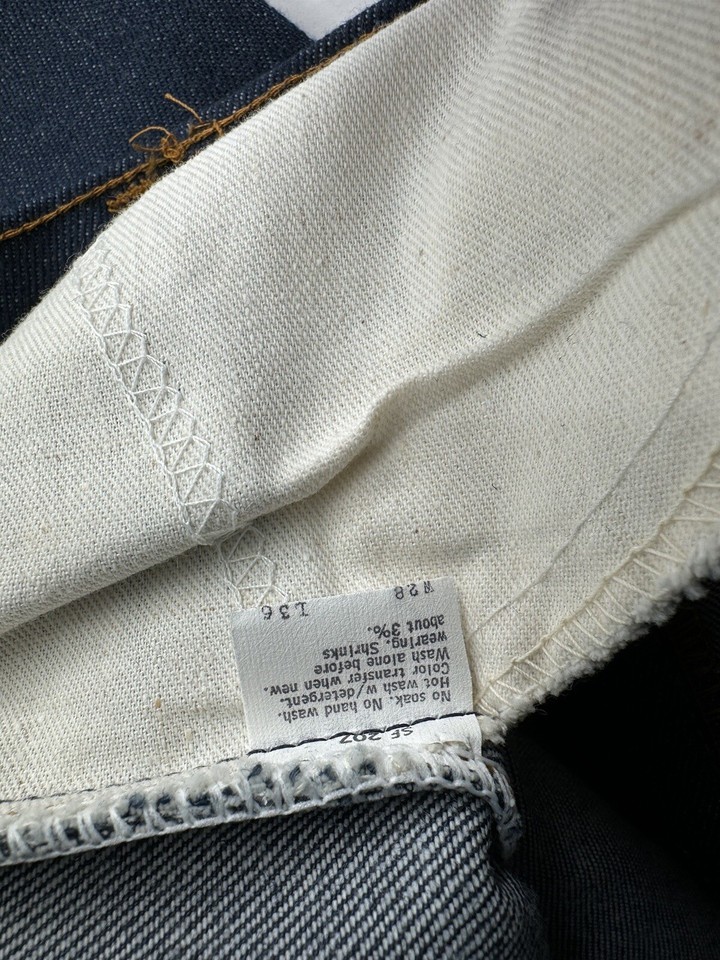 Vtg Levi Jeans Orange Tab 1980’s Mens Size 28x36 Dark Straight Leg 100 Cotton eBay