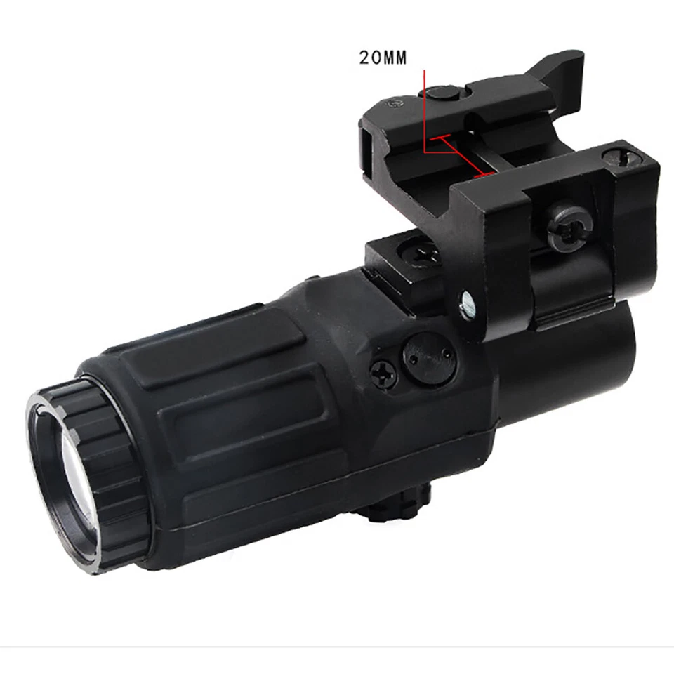 Optics G33 3x Magnifier for Red Dot Sights with STS Mount Rifle Scopes - Image 4 of 4