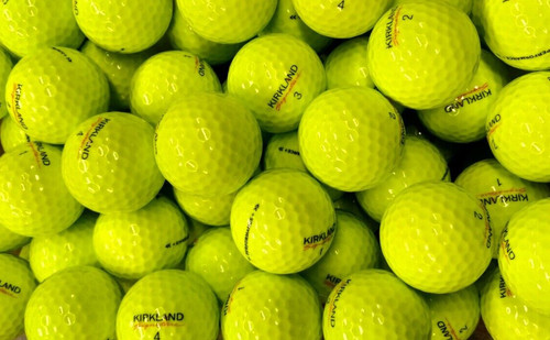 3 Dozen Kirkland Performance Golf Balls - Yellow - 4A/5A
