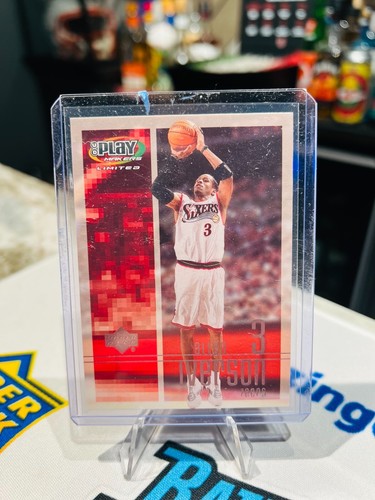 Allen Iverson #8 1998 Fleer Tradition Playmakers Theatre card