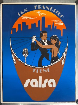 Vintage San Francisco Tiene Salsa Silkscreen Print