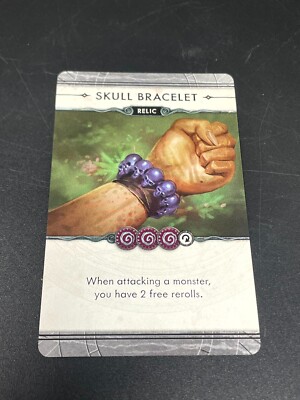 Cthulhu Death May Die - Skull Bracelet / Nefrious Skulls - Relic Promo Card EN