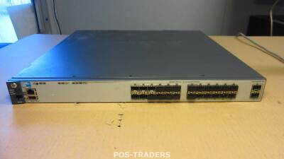 HP E3800-24SFP-2SFP+ 24× SFP & 2× 10G SFP+ Ethernet Switch Single PSU J9584A 