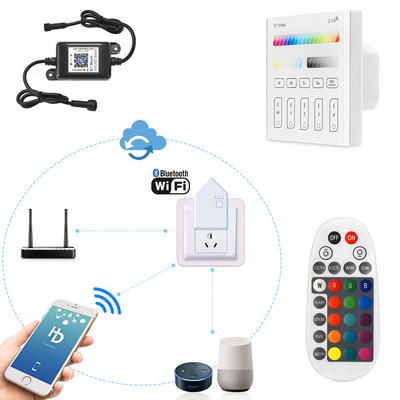 Bluetooth Mesh Touch Panel/  WIFI Smart Bridge/ Remote Controller for LED Lights