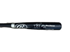 Bryce Harper Signed Black 34inch BIG STICK Baseball BAT JSA