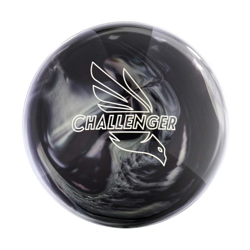 Bola de boliche profesional Challenger perla negra/plateada - Imagen 3 de 32