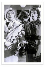 CHARLES HAWTREY & KENNETH WILLIAMS Signed Autograph PHOTO Print CARRY ON