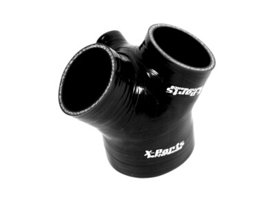 X-Parts Schlauch Y-Stück Drosselklappe für Audi S4 RS4 A6 2.7L Bi-Turbo SCHWARZ