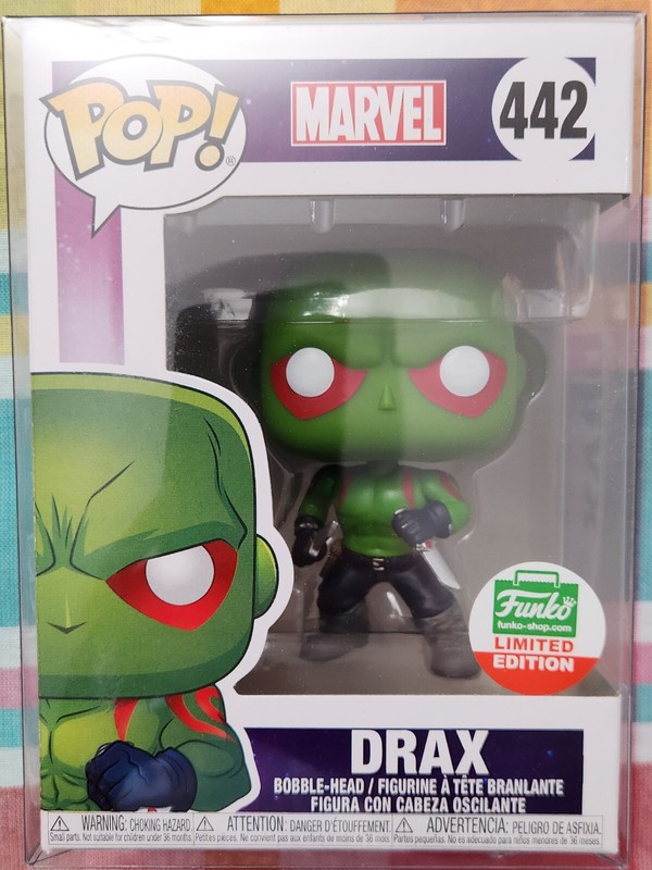 Funko POP! Marvel Guardians of the Galaxy Drax #442 12 Days of XMas Exclusive