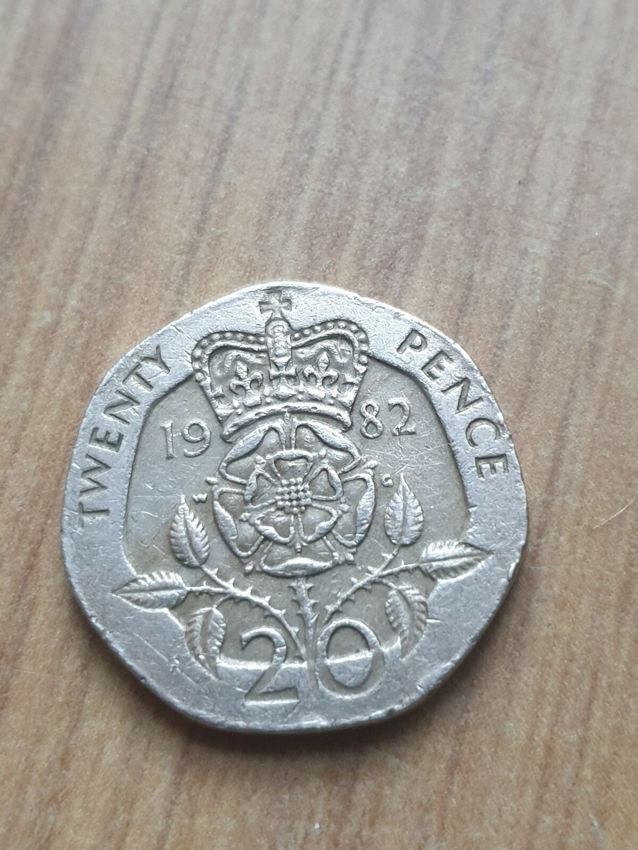 1982 20p - Twenty Pence Coin Rare Collectable Elizabeth II | eBay