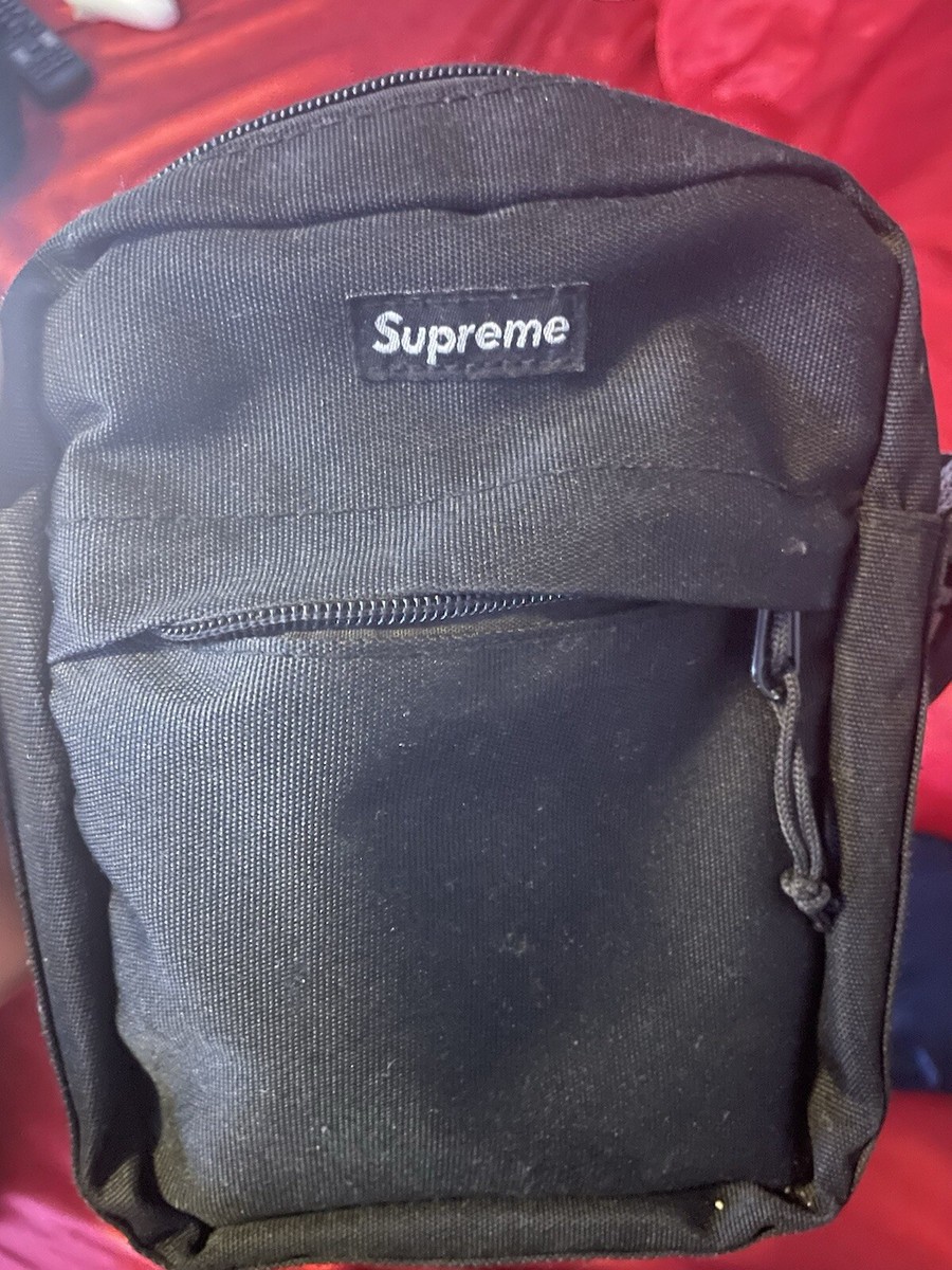 Supreme SS18 Shoulder Bag - Black | eBay
