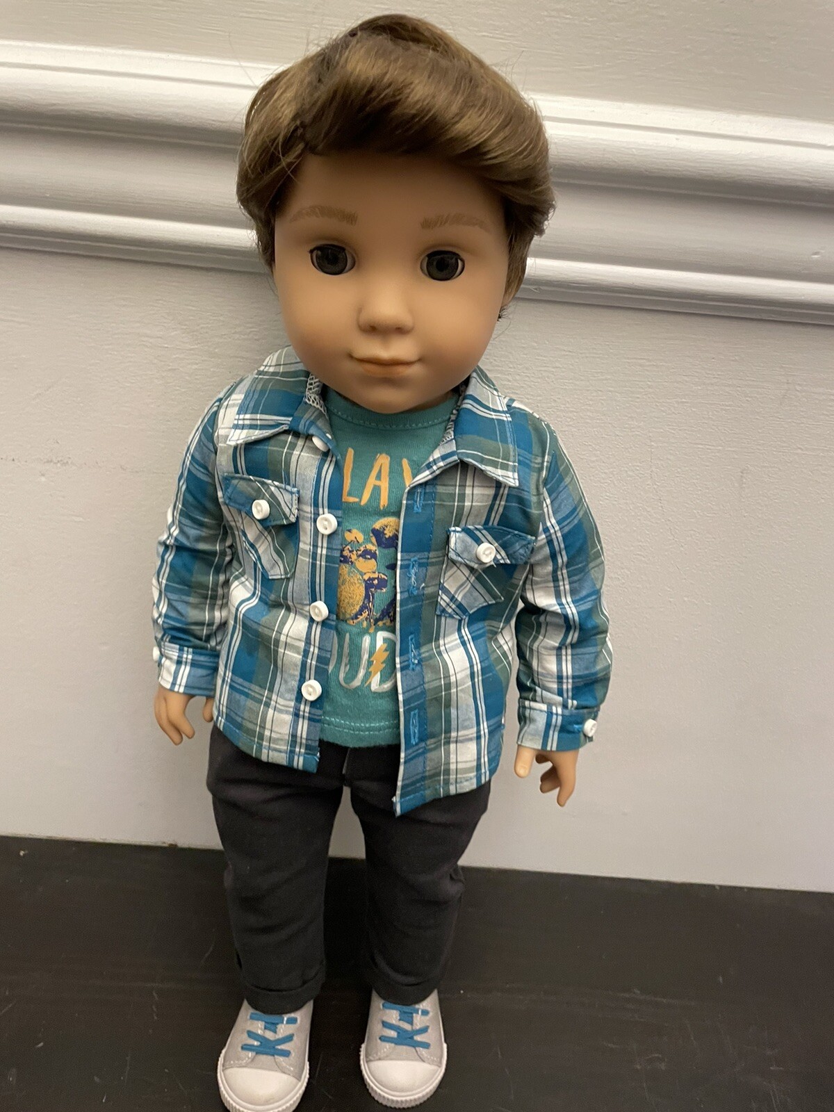 American Girl Doll Logan Camo Cool Poolside Everyday Tenney Spotlight