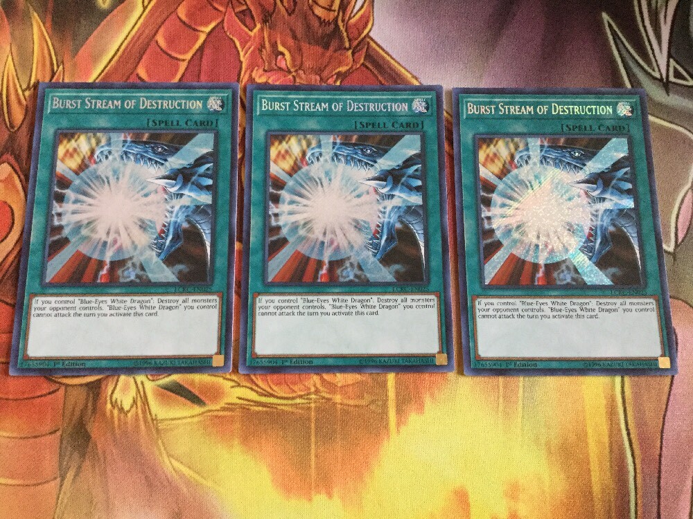 Yu-Gi-Oh! – Burst Stream Of Destruction – Secret Rare – Unlimited Edition – Aus Legendary Collection Kaiba Mega Pack