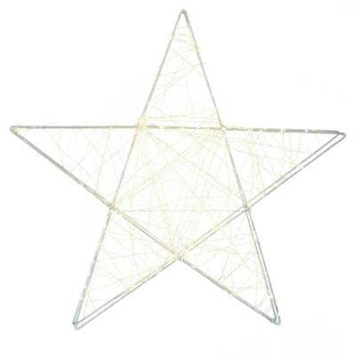 SALCAR LED Weihnachtsstern 45cm - Leuchtstern Mit 8 Modi & Timer Für Innen & Außen