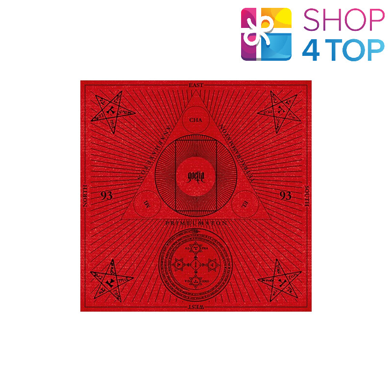 Thumbnail - Tarot Tuch Goetia Samt Rot Lebhaft Farbe Lo Scarabeo Qualität 60x60 Cm