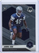 2021 PANINI MOSAIC RC JABRIL COX ROOKIE #369 COWBOYS LSU TIGERS MINT