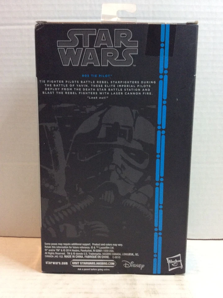 Hasbro Star Wars The Black Series Tie Fighter Pilot #05 Blue Line Foto 3 de 4