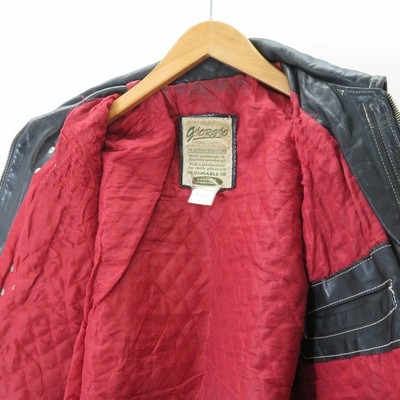 THE GIORGIO MAN STORY 80 90s RACING LEATHER JACKET | eBay