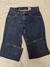 Boy's Levis 550 Relaxed Fit Straight Leg Husky Jeans Tag Size 27x21 Meas 28x21