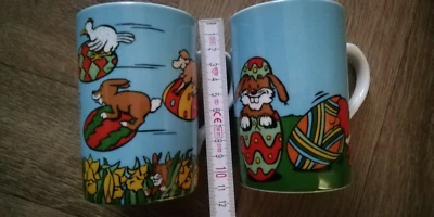 6 Ostertasse, Ostern, Tassen hübsch bemalt - Neu & OVP - Bild 1 von 3