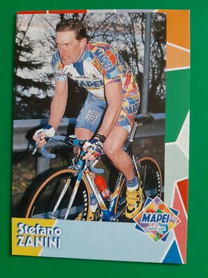CYCLING cycling card STEFANO ZANINI team MAPEI Quick-Step 2000