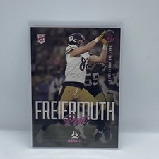 2021 Panini NFL Luminance Pink Rookie Card #224 Pat Freiermuth - Steelers. rookie card picture