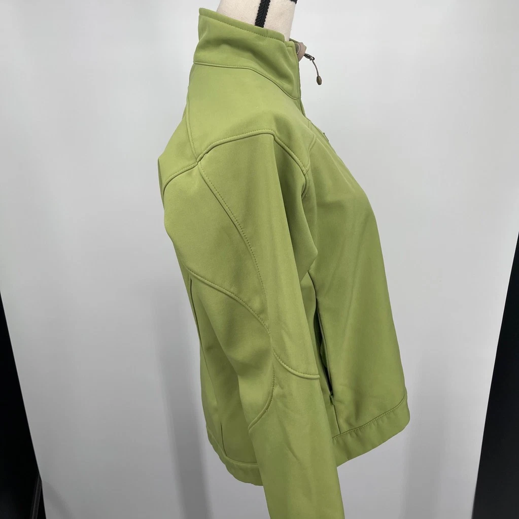 north-face apex softshell mock neck zipper mesh pocket jacket