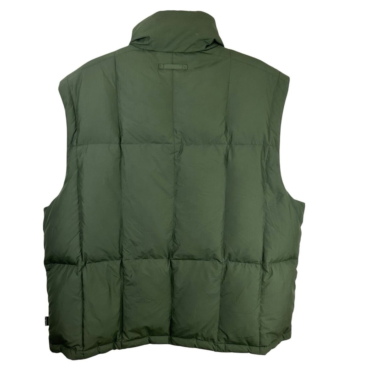 EDDIE BAUER Mens Puffer VEST XXL Down Reversible Brown Green EDDIE BAUER Mens Puffer VEST XXL Down Reversible Brown Green